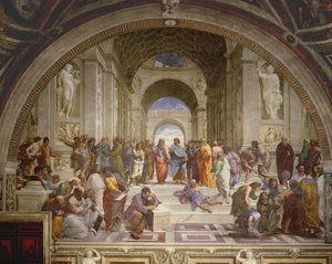 Skolen i Athen, fra Stanza della Segnatura, 1509-10